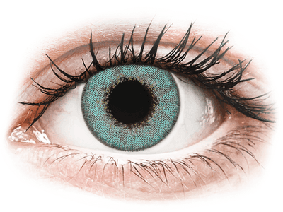 TopVue Daily Color - Turquoise - Tageslinsen mit Stärke (2 Linsen) - Coloured contact lenses