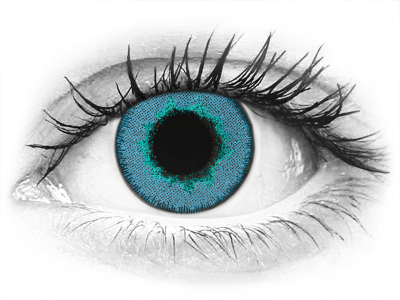 TopVue Daily Color - Brilliant Blue - Tageslinsen ohne Stärke (2 Linsen)
