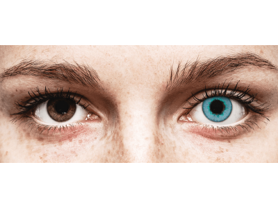TopVue Daily Color - Brilliant Blue - Tageslinsen ohne Stärke (2 Linsen)