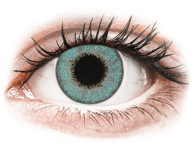 TopVue Daily Color - Turquoise - Tageslinsen ohne Stärke (2 Linsen)