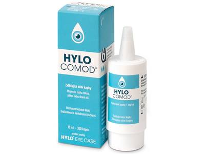 Augentropfen HYLO-COMOD 10 ml - Älteres Design