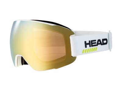 Sportbrillen HEAD SENTINEL 5K Gold/White + Spare lens