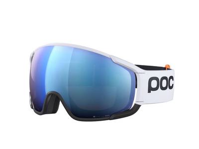 Sportbrillen POC Zonula Clarity Comp+ Hydrogen White/Uranium Black/Spektris Blue + 2 Spare lens