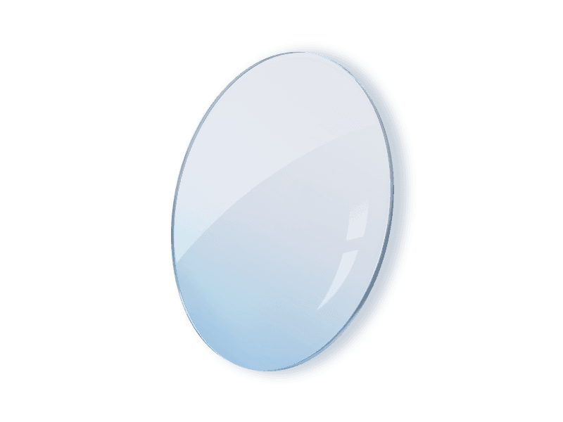 Brillenglas 1.67 Blueblocker - Beispielfoto