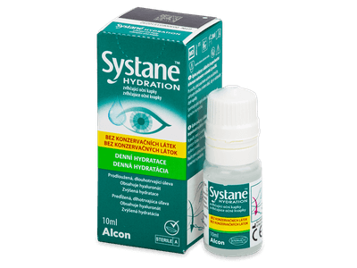 Systane Hydration Augentropfen ohne Konservierungsstoffe 10 ml - Älteres Design