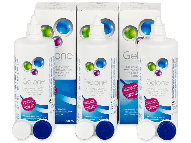 Pflegemittel Gelone 3x 360 ml - Pflegelösung – 3er Pack