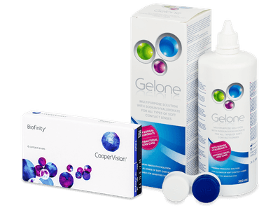 Biofinity (6 Linsen) + Gelone 360 ml