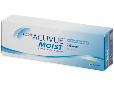 1 Day Acuvue Moist for Astigmatism (30 Linsen) - Torische Kontaktlinsen